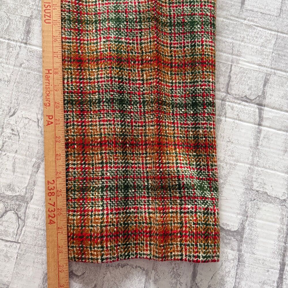 VTG Pendleton Virgin Wool Plaid 3 Piece Suit Blazer Skirt Trousers Old Money 18 - Picture 16 of 16